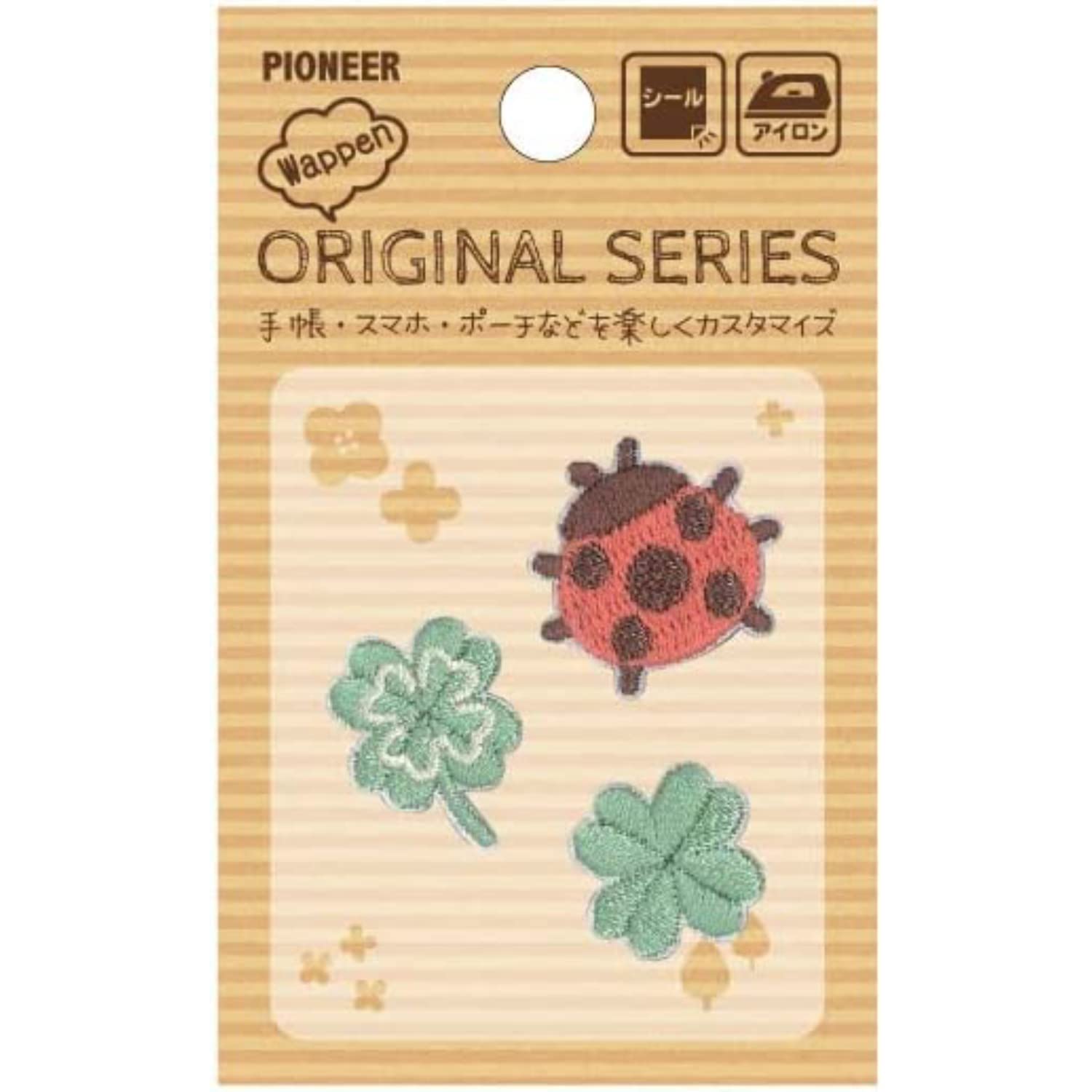 

Pioneer Pioneer Natural Patch 3 Pieces Ladybug Adhesive Sticker/Iron C705-70505