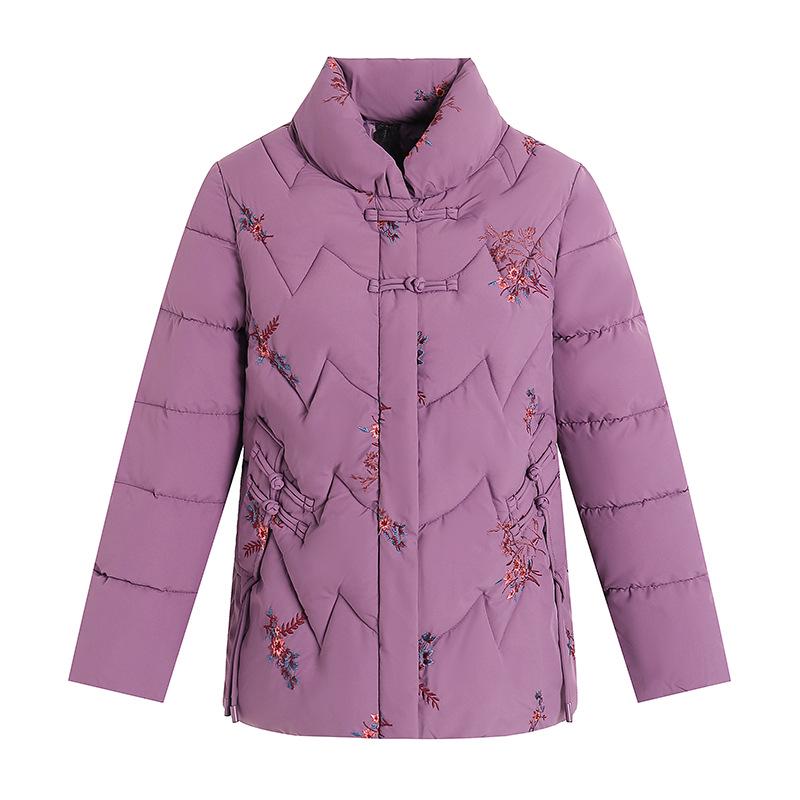 Grandma Winter Fashionable Warm Women's Thickened Mid-Aged & Elderly Autumn/Winter Cotton Jacket 2025