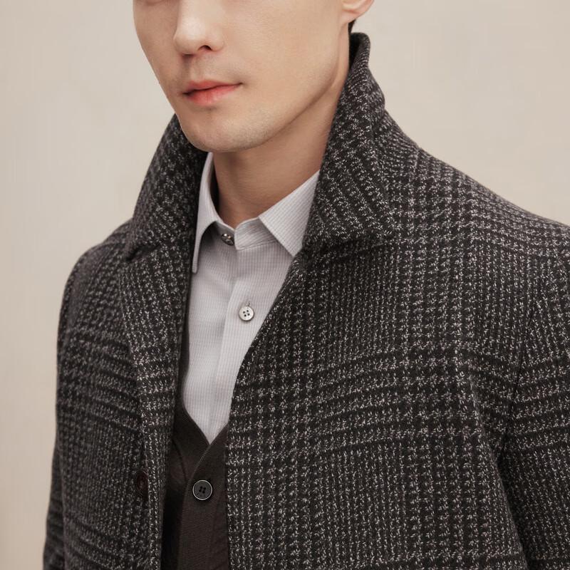 Erdos EMZ Men's Autumn/Winter 100% Wool Overcoat 8812874021