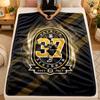 Flanell-DeckeBoston Bruins Warme Weiche Überwurfdecke für drinnen Sofa Bett Wohnzimmer