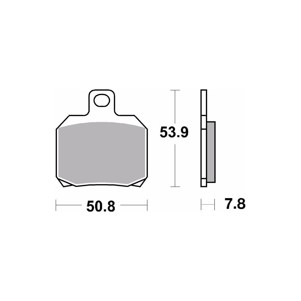 Brembo Serie Oro Brake Pads CC 07BB20CC