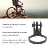 Bike Stem Mount Light Holder Aluminum 28.6mm Polished Angle Adjustable Bicycle Stem Action Camera Mount