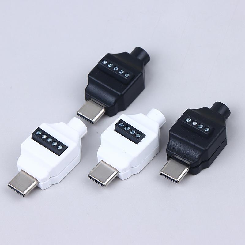 Type C Solderless Small Plug Usb C Data Cable Connector Usb Soldering Free Connector For Mobile Phone Fast Charging Cable Repair