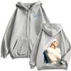 Rosalia Lux Tur Fermuarlı Kapüşonlular Erkek Kadın Moda Estetik Ceket Sweatshirt Yüksek Kalite Montlar