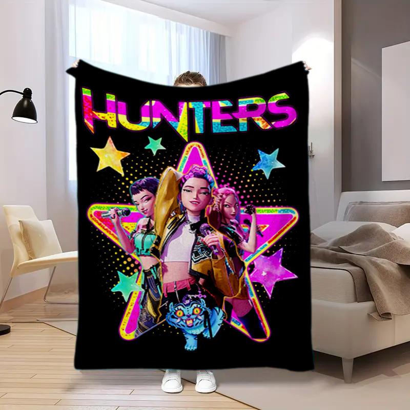 Kpop Demon Hunters Rumi Blanket Suitable All Seasons Soft Comfortable Sofa Office Home Blanket Holiday Birthday Gift Blanket Suitable For All Seasons 
