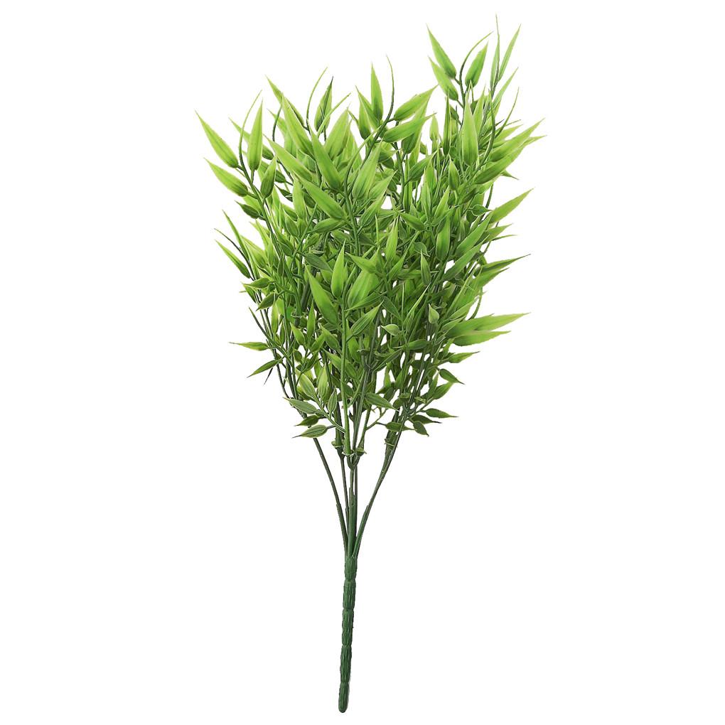 

Пластиковые искусственные растения, трава, зеленые растения, домашний офис, свадебная вечеринка, декор flat bamboo