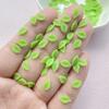 200Pcs New Cute Resin Mini Small Leaves Flatback  Jewelry Making Manicure Hairwear Accessories