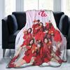 Kpop TWICE Girl Group All Season Fleece Blanket Throw Ultra Soft Flannel Blanket Digital Printed Premium Fluffy Fleece