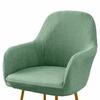 Elastic Solid Color Seat Protection Plaid Wear for Chairs Curved Chair Cover  Friends Party