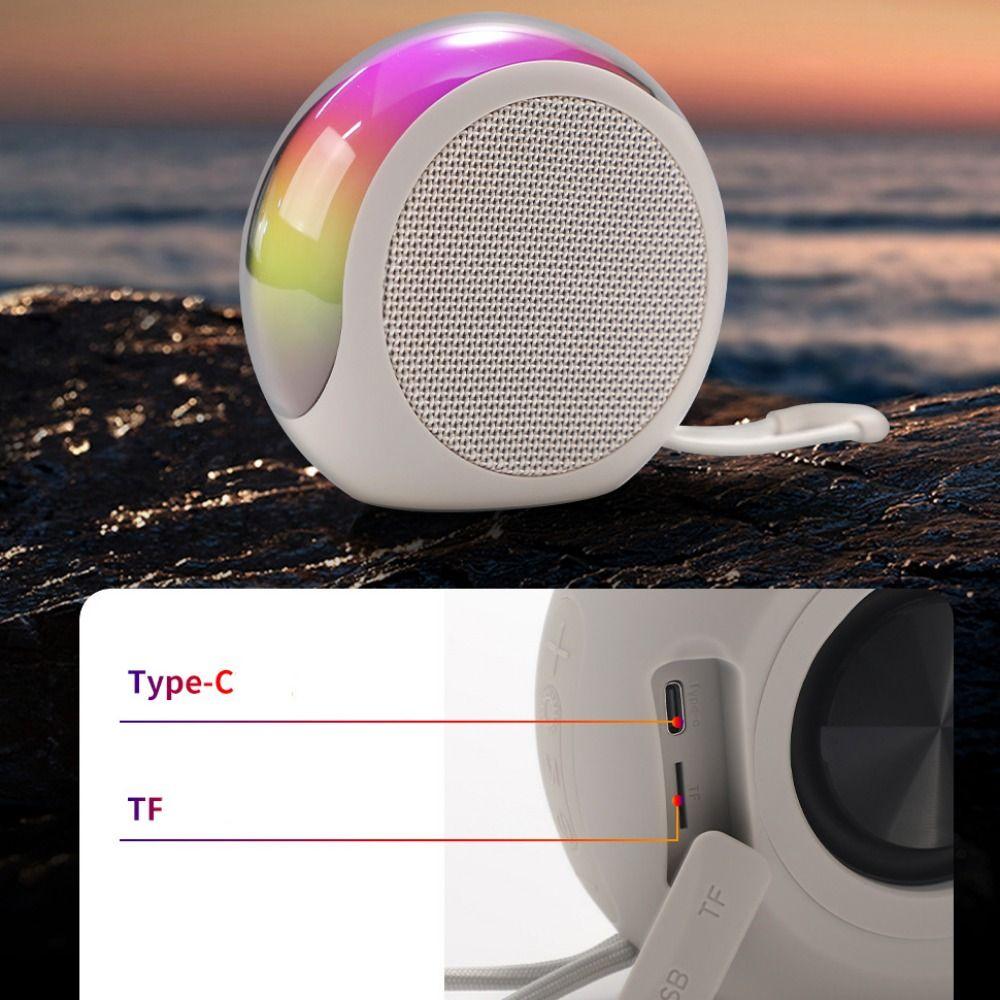 Magnetic Mini Bluetooth Speaker with RGB Lighting Portable Subwoofer Wireless Sound Box  Men Women