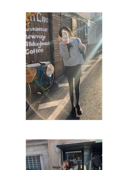 2026 Spring/Autumn High-End Gray Wool Blend Slimming A-Line High-Waisted Midi Skirt - Korean Style for Women