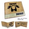 Fortnite Game Embossed Leather Wallet Short PU Leather Student Wallet Gaming Gift 1pcs