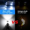 4Pcs Universal Car Led Fog Light Bulb H4 18Smd Foglamp Drl Drivng Light Motorcycle Headlights Truck Boat Trailer Spotlight Lamp