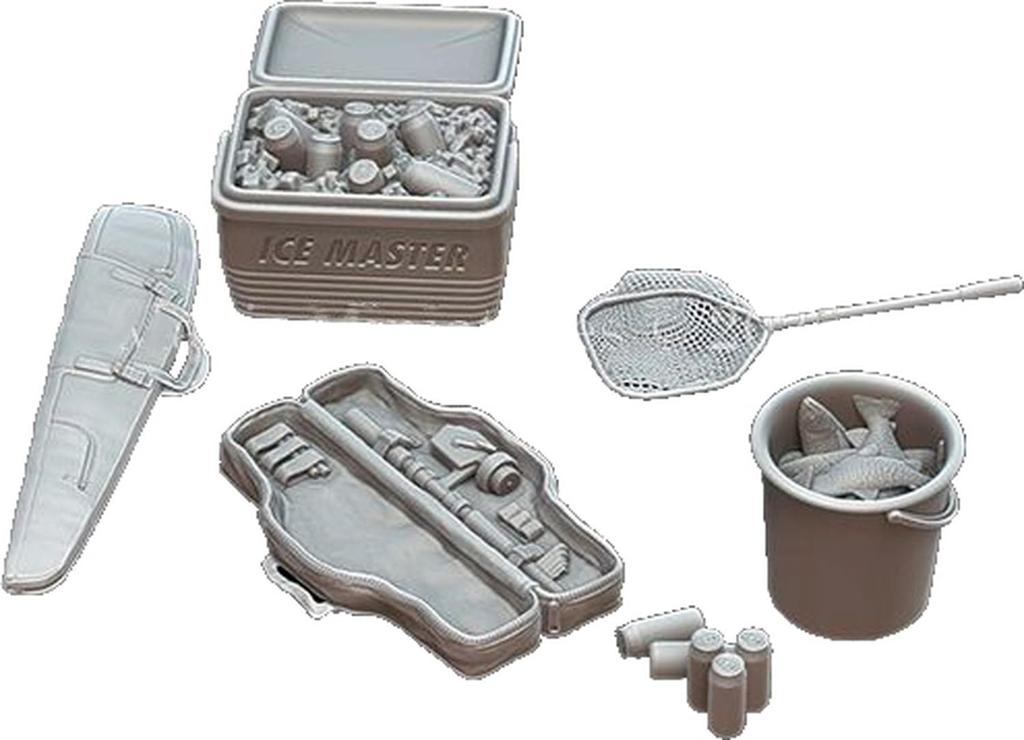 Mantis Miniature S Modern Outdoor Hunting Set Plastic Model Parts MAC63 1/35 (Scenery)