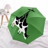 1pc Cow UFO Automatic Folding Umbrella - 8-Rib Compact Travel Umbrella Durable & Portable for Outdoor Use, Perfect Gift for Birthdays061