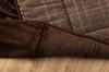 IKEHIKO Kotatsu Comforter, Balan Space-Saving, Approx. 180 X 180 Cm, Brown, Square, Single Item, Casual Check, Modern Design #6845909
