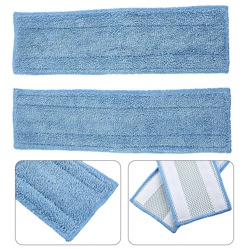 Experience Effortless Cleaning, 2PCS Washable Reusable Microfibre Mop Cloths for Moppy Steam Engine, No Detergents Needed
