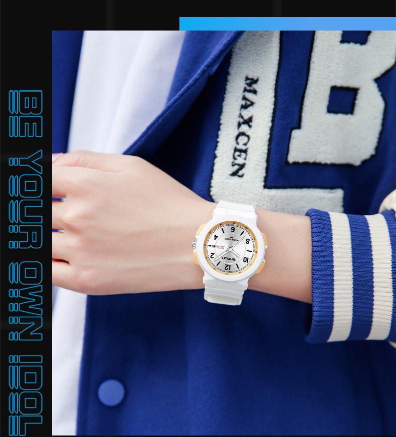 Sanda Student Watch: Simple Double Calendar Design for Junior High Students