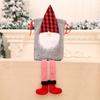 Christmas Faceless Old Man Closing Gift Bag Hanging Leg Christmas Carry Bag Christmas Pack Gift Bag