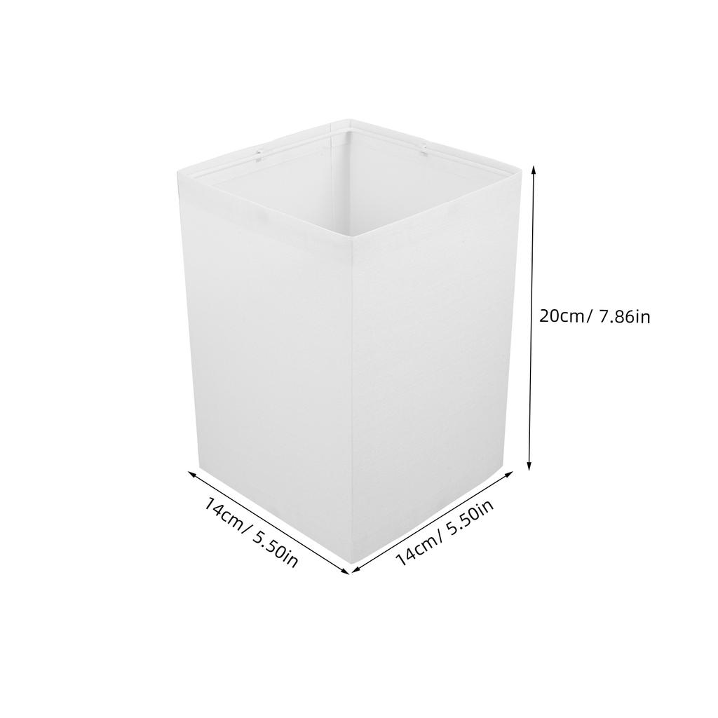 Rectangular Fabric Lampshade Elegant Square Design for Bedside Table Floor Lamp Replacement Soft Light Cover Decorative Linen