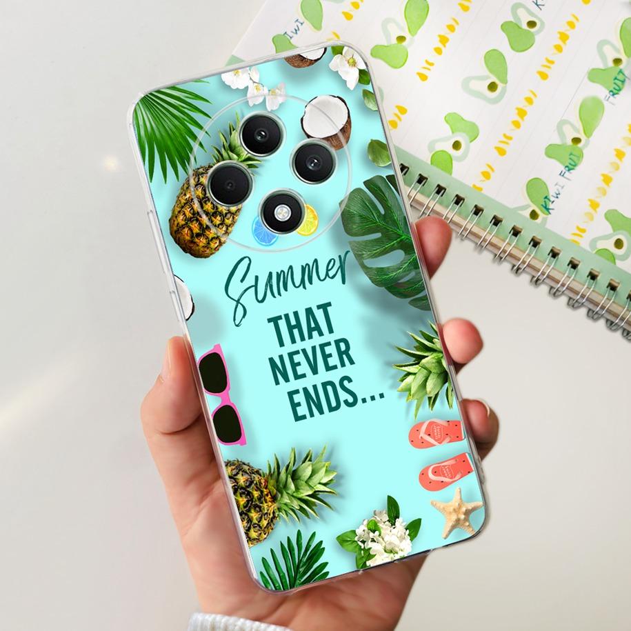 For Oppo Reno12 F Case CPH2637 Shockproof Cover Cute Cat Cartoon Soft Slim Clear Phone Cases For OPPO Reno 12F 4G CPH2687 Fundas