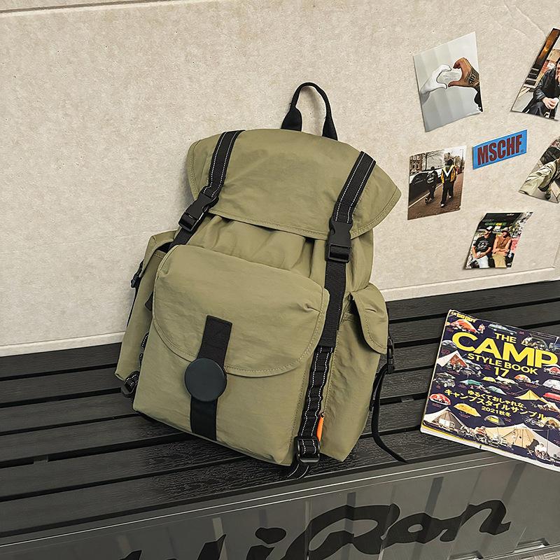Schoolbag Mountaineering Travel Backpack Men's and Women's Outdoor Leisure Trend College Student School Bag Junior High School Student High School