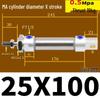 Corrosion Resistant Stainless Steel Pneumatic Cylinder 16-40mm/50-150mm
