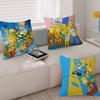 Cartoon The S-Simpsons-es Cushion Cover Inches Farmhouse Decor Home Throw Pillow Covers For Couch Decorations