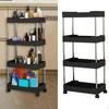 Compact Rolling Cart for Bathroom And Kitchen Storage