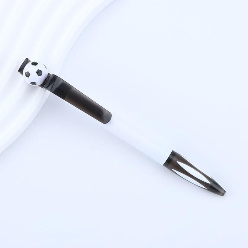 Creative Rotating Football Clickable Ballpoint Pen - Spinning Decompression Gift for Students
