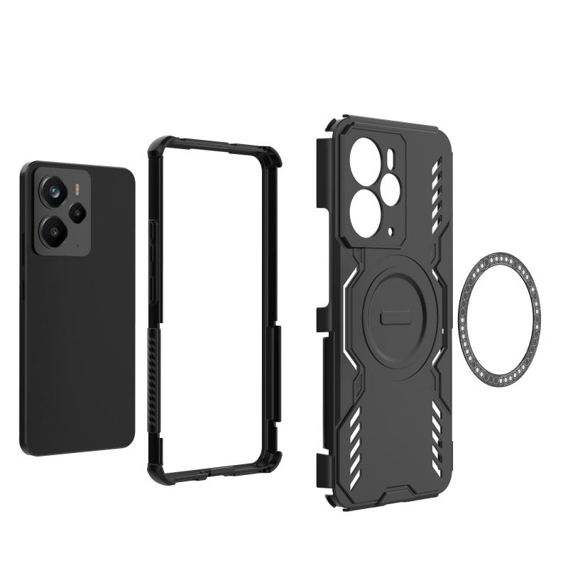 For Realme 14 5G Case Cover OPPO Realme 14 5G Capas Shockproof Annular Magnetic Adsorption Wireless Charge Back Fundas Realme 14