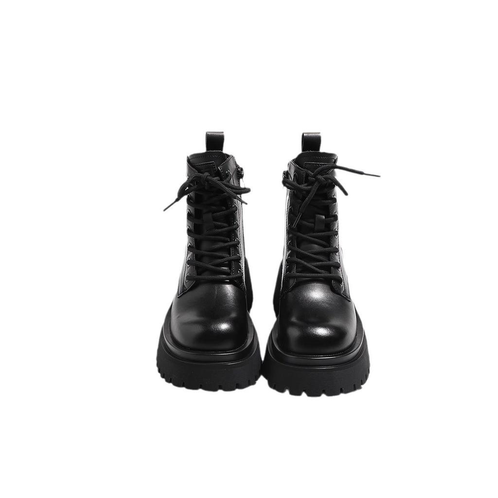 High quality~ thick-soled Martin boots can be worn in all seasons, children's autumn single boots, college British style short boots.