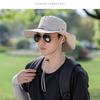 Summer new outdoor camping versatile fashion visor female Mori drawstring sun protection fishing mountaineering sun hat male