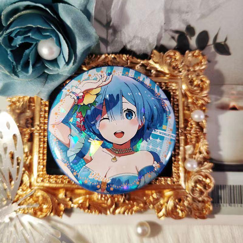 Re:Leben in einer anderen Welt als Null-Brosche, Anime-Brosche, Sammlungsdekoration.