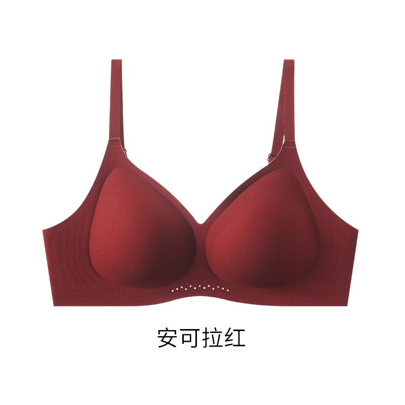 Modal seamless underwear women's small breasts gather bras, pull anti-sagging, close sub-breasts, thin, beautiful back, comfortable bra