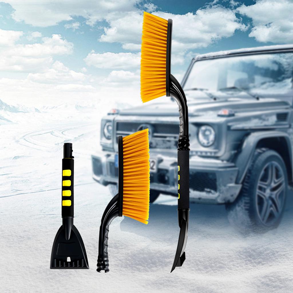 Snow Brush And Ice Scrapers For Car Windshield, Detachable Snow Scrapers With Ergonomic Foam Grip For Cars, Trucks, SUVs