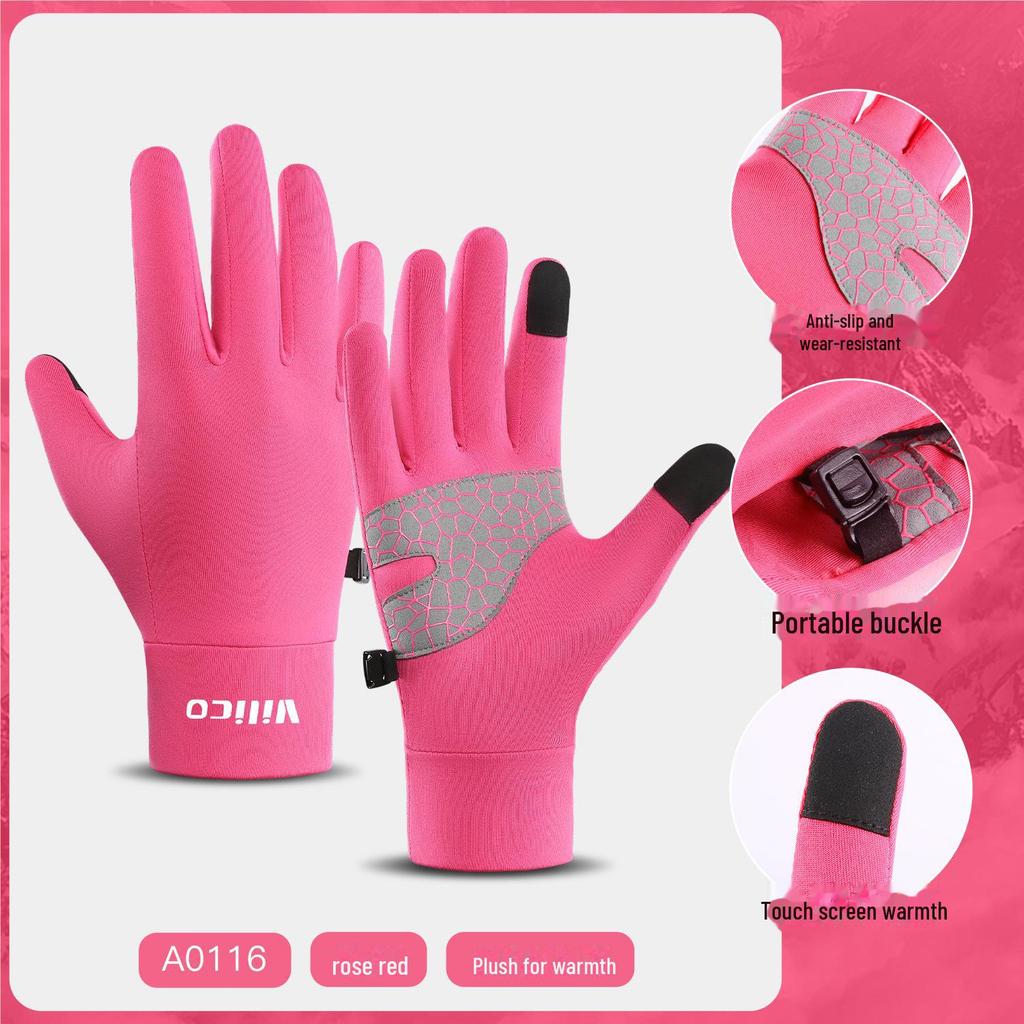 Unisex Winter-Touchscreen-Wasserdichte Samtgefütterte Outdoor-Sport-Handschuhe für Radfahren, Skifahren, Laufen