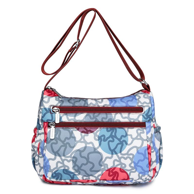 

Нейлоновая сумка через плечо, женская большая вместительная сумка через плечо с принтом, пригородная сумка для мамы