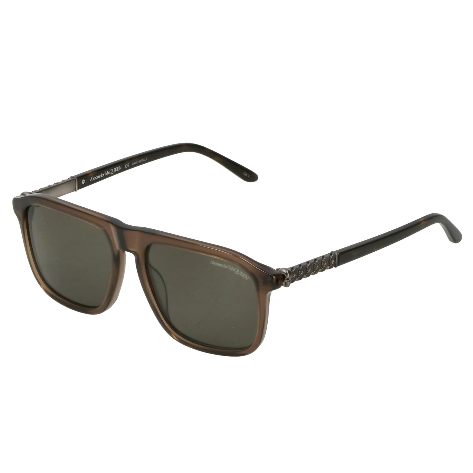 

Солнцезащитные очки AM0321S коричневые один размер [Alexander McQueen] мужские [Товар] коричневый