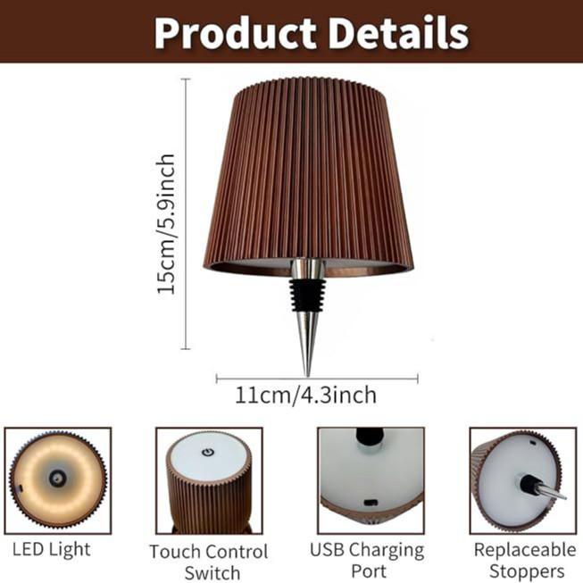 RGB Touch Wine Bottle Atmosphere Lamp
