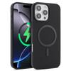 Magnetic Ring with Wireless Charging Phone Case for iPhone 16 Pro Max 17 Air 16E/15/14 Plus/13/12Pro Leather Flocking Back Cover