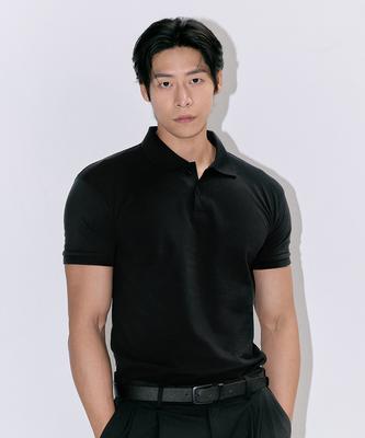 NINEZ Signature Cotton Muscle Fit Polo Shirt