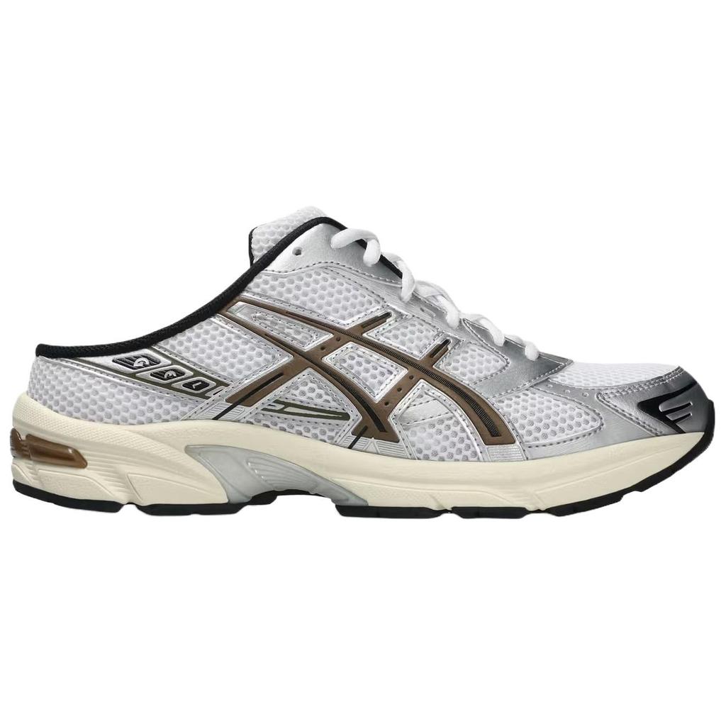 ASICS Gel 1130 Mule Silver Brown Unisex Sneakers Cream 1203B048-101