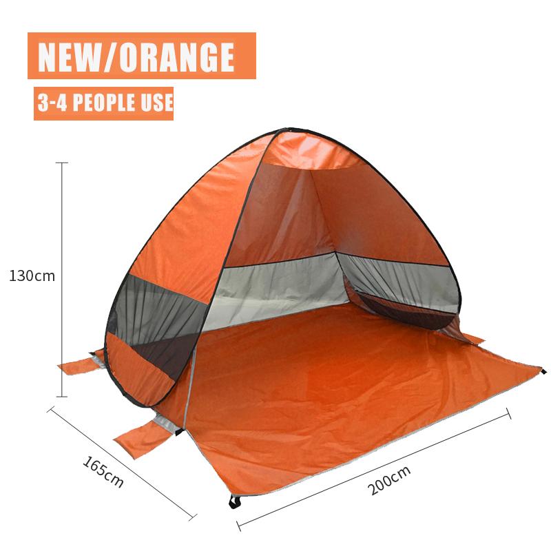 Cort de camping complet automat Cort pop-up instantaneu în aer liber, portabil mare, ultraușor, corturi de petrecere în familie, rezistente la vânt, rezistente la apă