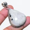 Natural Moonstone Gemstone Handmade 925 Sterling Silver Pendant 1.97" AP-14726