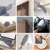 Microfiber Duster for Cleaning Fan, High Ceiling, Blinds, Furniture, Cars , 9PCS Extendable Feather Duster (Stainless Steel) 30 to 100 Inches,