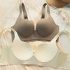 Seamless Lingerie Women's Thin Anti-sagging Bra Tapering Breasts Glossy Ultra-thin Bra Push Up Bra