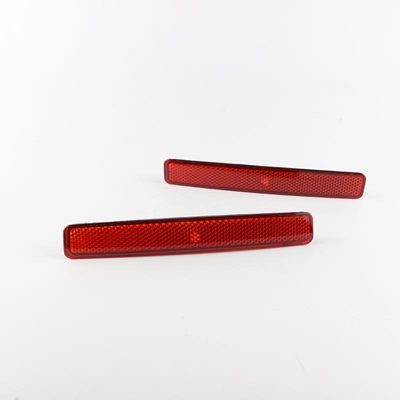 2PCS Red Lens Only Shell Rear Bumper Brake Lamp Cover No Bulb For VW T5 Transporter/Caravelle/Multivan (pre-facelift) 2003-2011