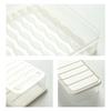 Clear Kitchen Storage Boxes Leakproof Refrigerator Organizers Space Saving Stackable Containers