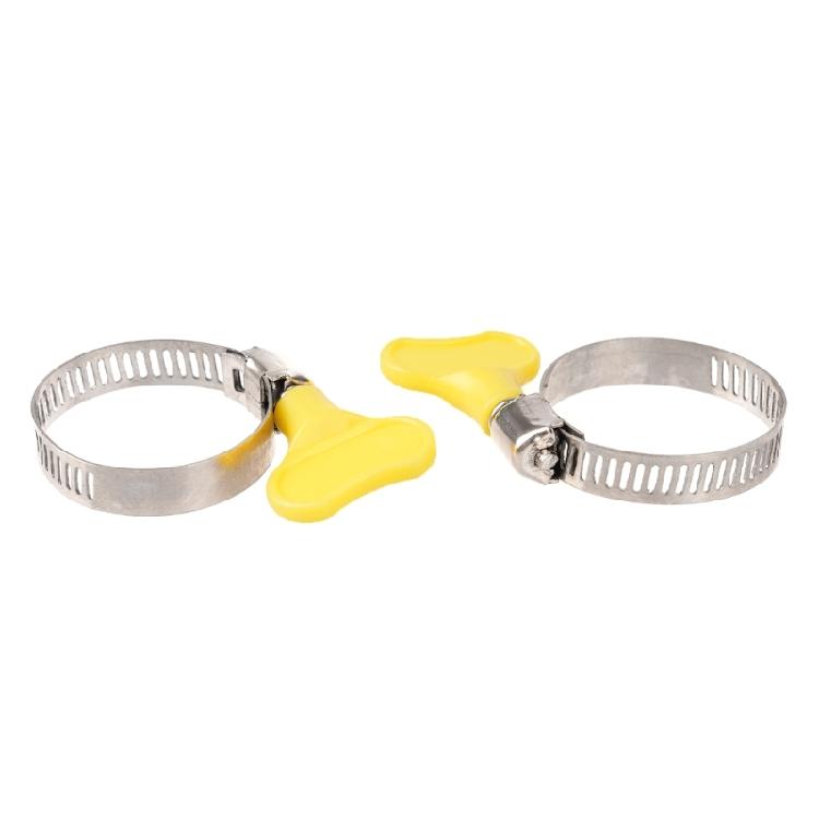 Lightweight 2 Meter Extension Hose with Clip set Washing Machine Drain Extension